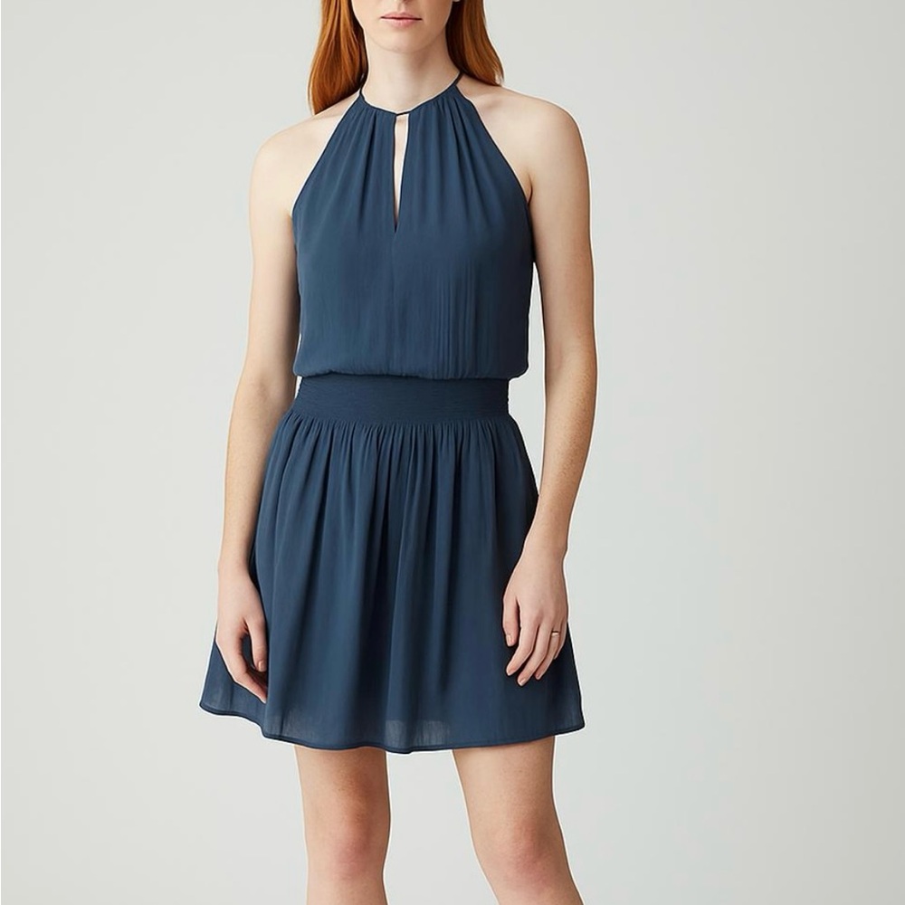 Ramy Brook Navy Cocktail Dress.